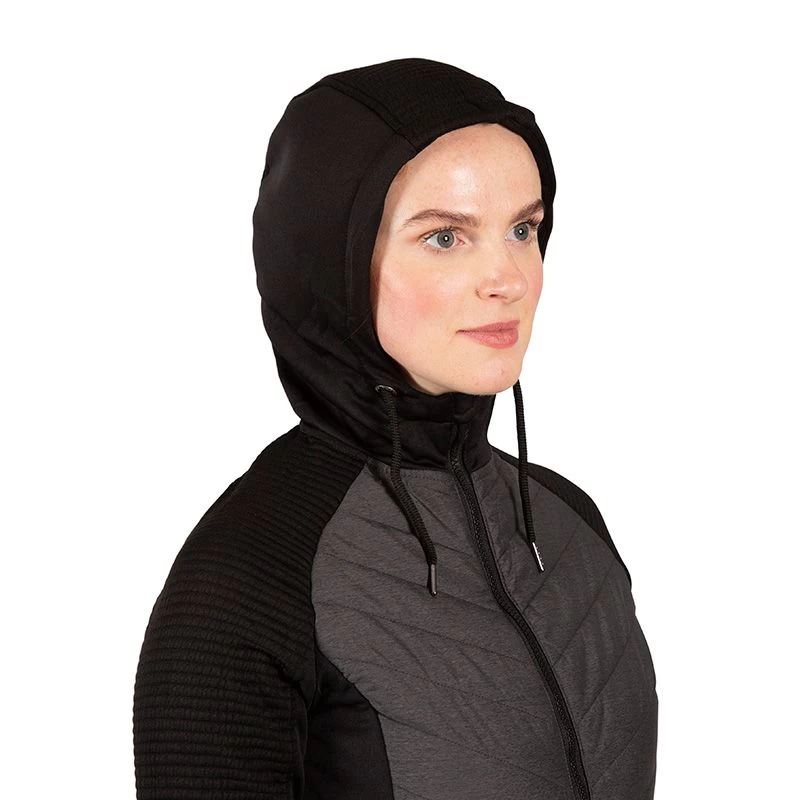 Trespass Women's Grace Full Zip Hybrid Jacket Black 5 Trespass Women's Grace Full Zip Hybrid Jacket Black - Image 3