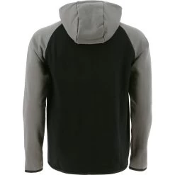 Women's Henry Fleece Full Zip Hoodie Black / Dark Grey -Sporty Life Shop henry16 fz flc hoodie blk char 2 1
