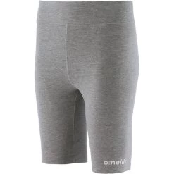 Women's Kourtney Cotton Cycling Shorts Grey / White -Sporty Life Shop kourtney269 cotton cycling shorts gry wht 1
