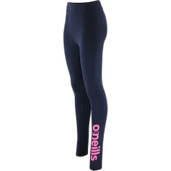 Women's Kourtney Full Length Leggings Marine / Pink -Sporty Life Shop kourtney40 tights marine shpink 1