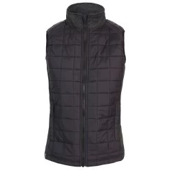 Trespass Women's Lyla Padded Gilet Black -Sporty Life Shop lyla fajkgitr0001 blx a