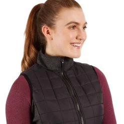 Trespass Women's Lyla Padded Gilet Black -Sporty Life Shop lyla fajkgitr0001 blx m04