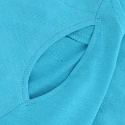 Women's Madison Cotton T-Shirt Blue -Sporty Life Shop madison 002 cotton tee grn 5