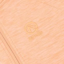 Women's Madison Brushed Half Zip Top Orange -Sporty Life Shop madison 122 hz brush top mel tl canteloupe 3