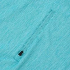 Women's Madison Brushed Half Zip Top Blue -Sporty Life Shop madison 122 hz brush top mel tl peacock blue 5