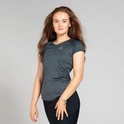Women's Madison V-Neck T-Shirt Black -Sporty Life Shop madison 60 k20 tee m l tl blk