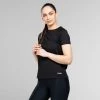 Women's Madison Cotton T-Shirt Black -Sporty Life Shop madison 002 cotton tee blk 1 1
