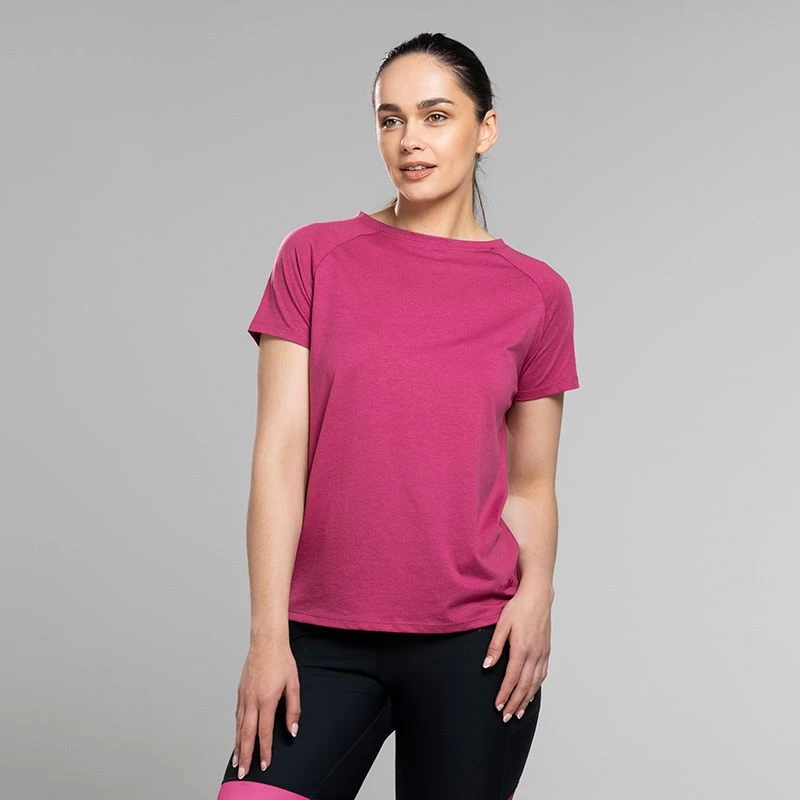 Women's Madison Cotton T-Shirt Pink 3 Women's Madison Cotton T-Shirt Pink