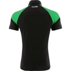 Women's Oslo Polo Shirt Black / Green / White -Sporty Life Shop oslo 061 2 gen bkgnwh adlt p2 2