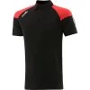 Women's Oslo Polo Shirt Black / Red / White -Sporty Life Shop oslo 061 2 gen bkrdwh adlt p1 2