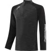 Women's Oslo Brushed Half Zip Top Black / White
