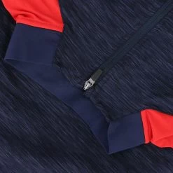 Women's Oslo Brushed Half Zip Top Marine / Red / White -Sporty Life Shop oslo 184 2 gen merdwh adlt p4 1