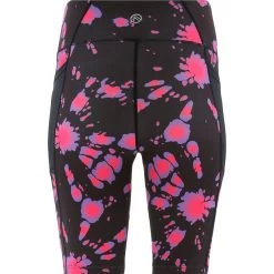 Women's Perrie Cycling Shorts Black Tie-Dye -Sporty Life Shop peri 176 0 gen bktdye wmns p3 1