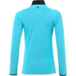 Women's Pluto Half Zip Midlayer Top Blue / Dark Grey -Sporty Life Shop plut 064 3 gen bedgxx wmns p2 3