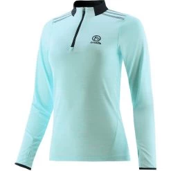 Women's Pluto Half Zip Midlayer Top Green / Marine 13 Women's Pluto Half Zip Midlayer Top Green / Marine -Sporty Life Shop plut 064 3 gen gnmex1 wmns p1 1