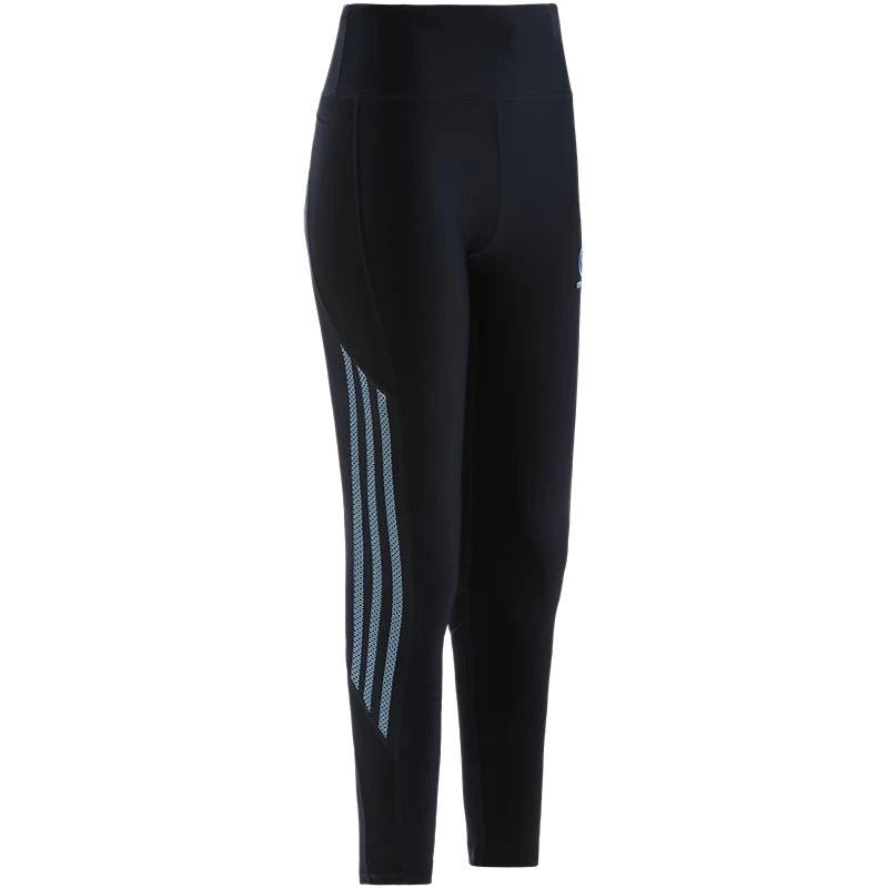 Women's Pluto 7/8 Leggings Dark Grey / Blue 4 Women's Pluto 7/8 Leggings Dark Grey / Blue - Image 2