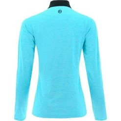 Women's Pluto Brushed Half Zip Top Blue / Dark Grey -Sporty Life Shop plut 184 3 gen bedgxx wmns p2 2