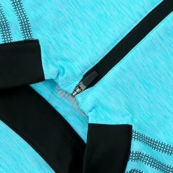 Women's Pluto Brushed Half Zip Top Blue / Dark Grey -Sporty Life Shop plut 184 3 gen bedgxx wmns p4 2