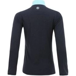 Women's Pluto Brushed Half Zip Top Marine / Green -Sporty Life Shop plut 184 3 gen megnxx wmns p2 4