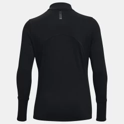 Under Armour Women's UA Qualifier Run 2.0 Half Zip Black / Black / Reflective -Sporty Life Shop ps1365632 001 hb