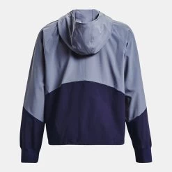 Under Armour Women's Women's Woven Full Zip Jacket Aurora Purple / Midnight Navy / Midnight Navy 12 Under Armour Women's Women's Woven Full Zip Jacket Aurora Purple / Midnight Navy / Midnight Navy -Sporty Life Shop ps1369889 767 hb 1