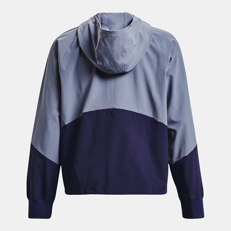 Under Armour Women's Women's Woven Full Zip Jacket Aurora Purple / Midnight Navy / Midnight Navy 6 Under Armour Women's Women's Woven Full Zip Jacket Aurora Purple / Midnight Navy / Midnight Navy - Image 4