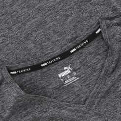 Puma Women's Favourite Heather Cat Training T-Shirt Puma Black Heather -Sporty Life Shop puma train fav heather cat tee blk heather 51952601 5