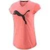 Puma Women's Favourite Heather Cat Training T-Shirt Georgia Peach Heather -Sporty Life Shop puma train fav heather cat tee georgia peach heather 51952624 1