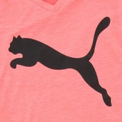Puma Women's Favourite Heather Cat Training T-Shirt Georgia Peach Heather -Sporty Life Shop puma train fav heather cat tee georgia peach heather 51952624 3