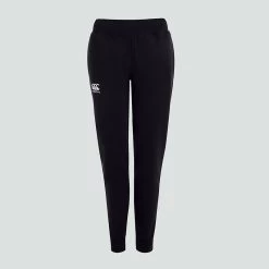 Canterbury Women's Tapered Cuffed Fleece Bottoms Black -Sporty Life Shop q a005159989 a
