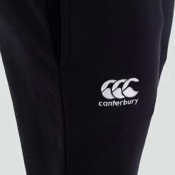 Canterbury Women's Tapered Cuffed Fleece Bottoms Black -Sporty Life Shop q a005159989 f