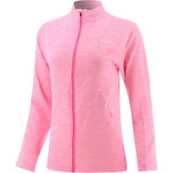 Women's Reece Full Zip Fleece Jacket Pink -Sporty Life Shop reec 022 0 gen pkxxxx wmns p1