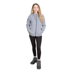 Trespass Women's Reserve Fleece Hoodie Denim Blue