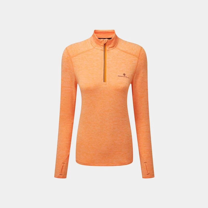 Ronhill Women's Life Practice Half Zip Mango / Grape - Image 3