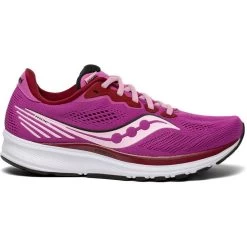 Saucony Women's Ride 14 Running Shoes Razzle / Fairytale