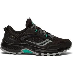 Saucony Women's Excursion TR15 GTX Running Shoes Black / Jade
