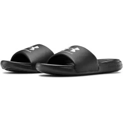 Under Armour Women's Ansa Fixed Slides Black -Sporty Life Shop s7.3023772 004 pair