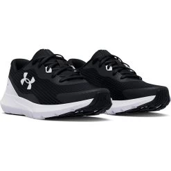 Under Armour Women's Surge 3 Running Shoes Black / White -Sporty Life Shop s7.3024894 001 pair