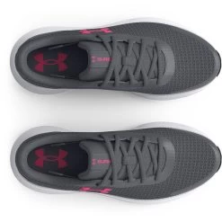 Under Armour Women's Surge 3 Running Shoes Pitch Grey / White / Cerise -Sporty Life Shop s7.3024894 103 toe