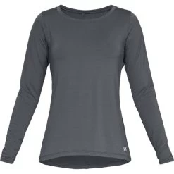Under Armour Women's HeatGear® Armour Long Sleeve Top Pitch Grey Light Heather / Metallic Silver 12 Under Armour Women's HeatGear® Armour Long Sleeve Top Pitch Grey Light Heather / Metallic Silver -Sporty Life Shop s7.ps1328966 012 hf