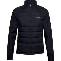 Under Armour Women's UA Run Insulate Hybrid Jacket Black / Reflective -Sporty Life Shop s7.ps1355812 001 hf