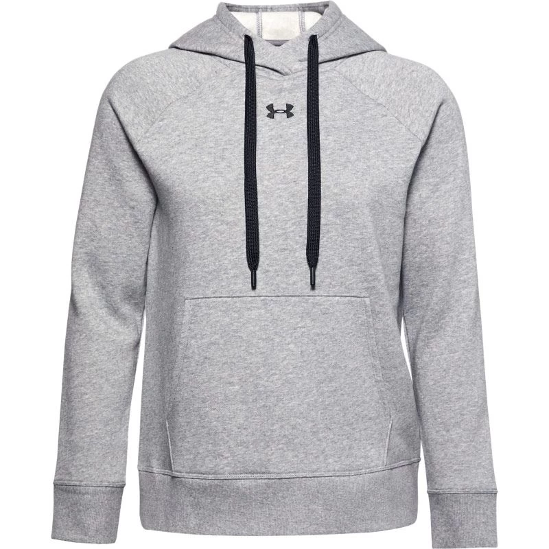 Under Armour Women's UA Rival Fleece HB Hoodie Steel Medium Heather / Black 7 Under Armour Women's UA Rival Fleece HB Hoodie Steel Medium Heather / Black - Image 5