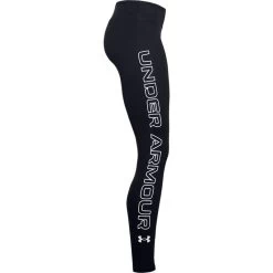 Under Armour Women's UA Favourite Wordmark Leggings Black / White -Sporty Life Shop s7.ps1356403 001 hs