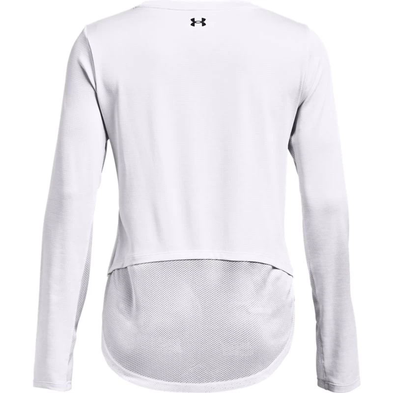 Under Armour Women's UA Tech™ Vent Long Sleeve T-Shirt White / Black 7 Under Armour Women's UA Tech™ Vent Long Sleeve T-Shirt White / Black - Image 5