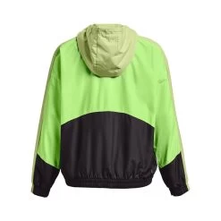 Under Armour Women's UA Rush Woven Full Zip Jacket Pale Olive / Quirky Lime / Jet Grey -Sporty Life Shop s7.ps1369845 383 hb