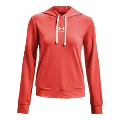 Under Armour Women's Rival Terry Hoodie Vermillion / White 12 Under Armour Women's Rival Terry Hoodie Vermillion / White -Sporty Life Shop s7.ps1369855 872 hf