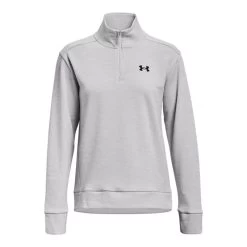 Under Armour Women's Quarter Zip Top Halo Gray Light Heather / Black -Sporty Life Shop s7.ps1373058 014 hf