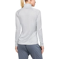 Under Armour Women's UA Tech™ Half Zip Twist Halo Grey / Metallic Silver -Sporty Life Shop s7.v5 1320128 014 bc