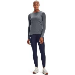 Under Armour Women's HeatGear® Armour Long Sleeve Top Pitch Grey Light Heather / Metallic Silver 10 Under Armour Women's HeatGear® Armour Long Sleeve Top Pitch Grey Light Heather / Metallic Silver -Sporty Life Shop s7.v5 1328966 012 fsf