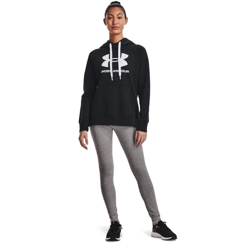 Under Armour Women's Favorite Graphic Legging Charcoal Light Heather / Black / Beta 5 Under Armour Women's Favorite Graphic Legging Charcoal Light Heather / Black / Beta - Image 3